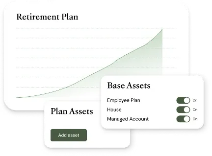 Retirement Plan with line graph